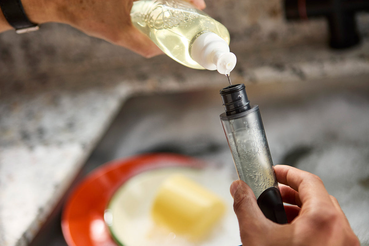 SinkTech™ Soap Dispensing Dish Brush with Replacement Head