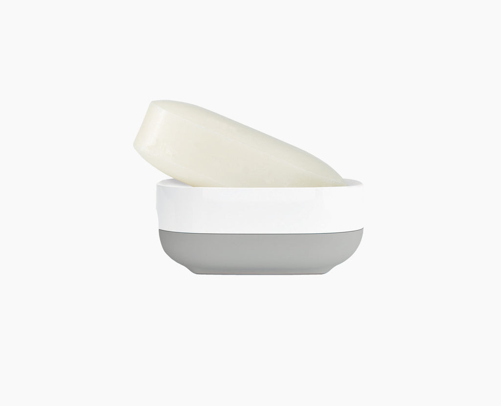 Slim™ Compact Light Gray Soap Dish