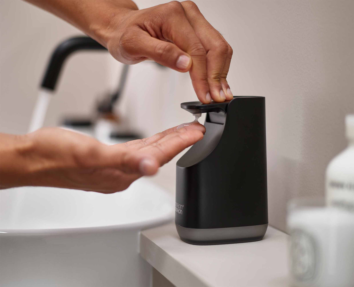 Slim™ Compact Matt Black Soap Dispenser