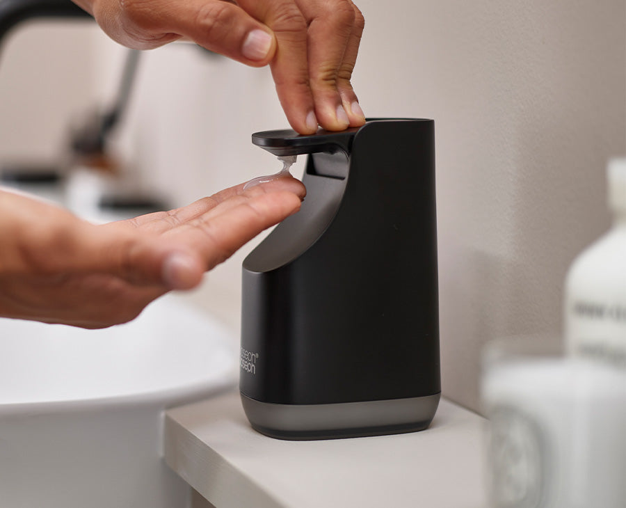 Slim™ Compact Matt Black Soap Dispenser