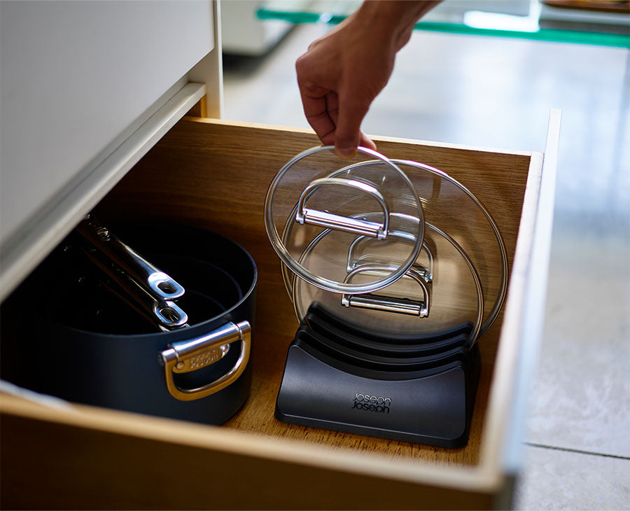 Space 3-piece Pan Lid Storage Stand