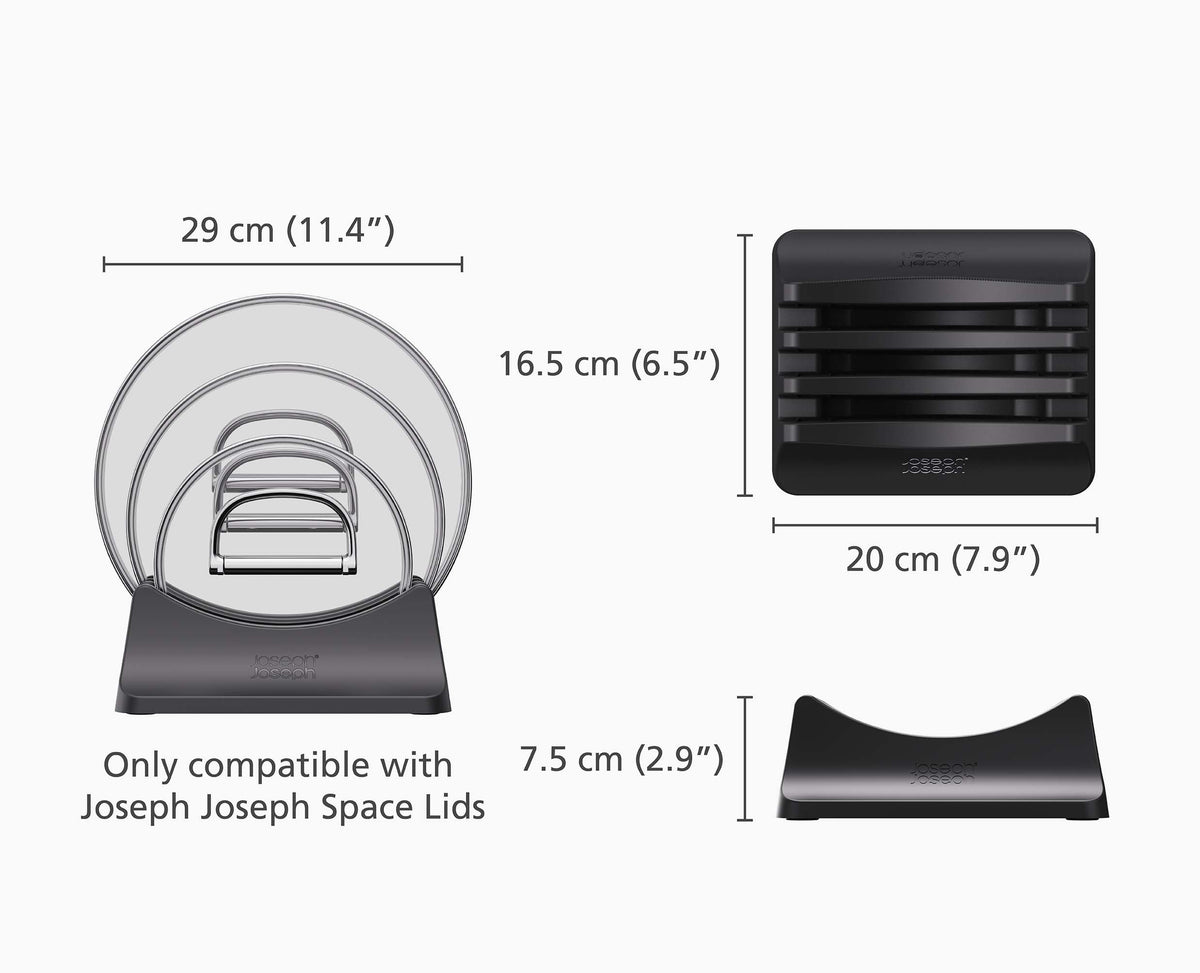 Space 3-piece Pan Lid Storage Stand
