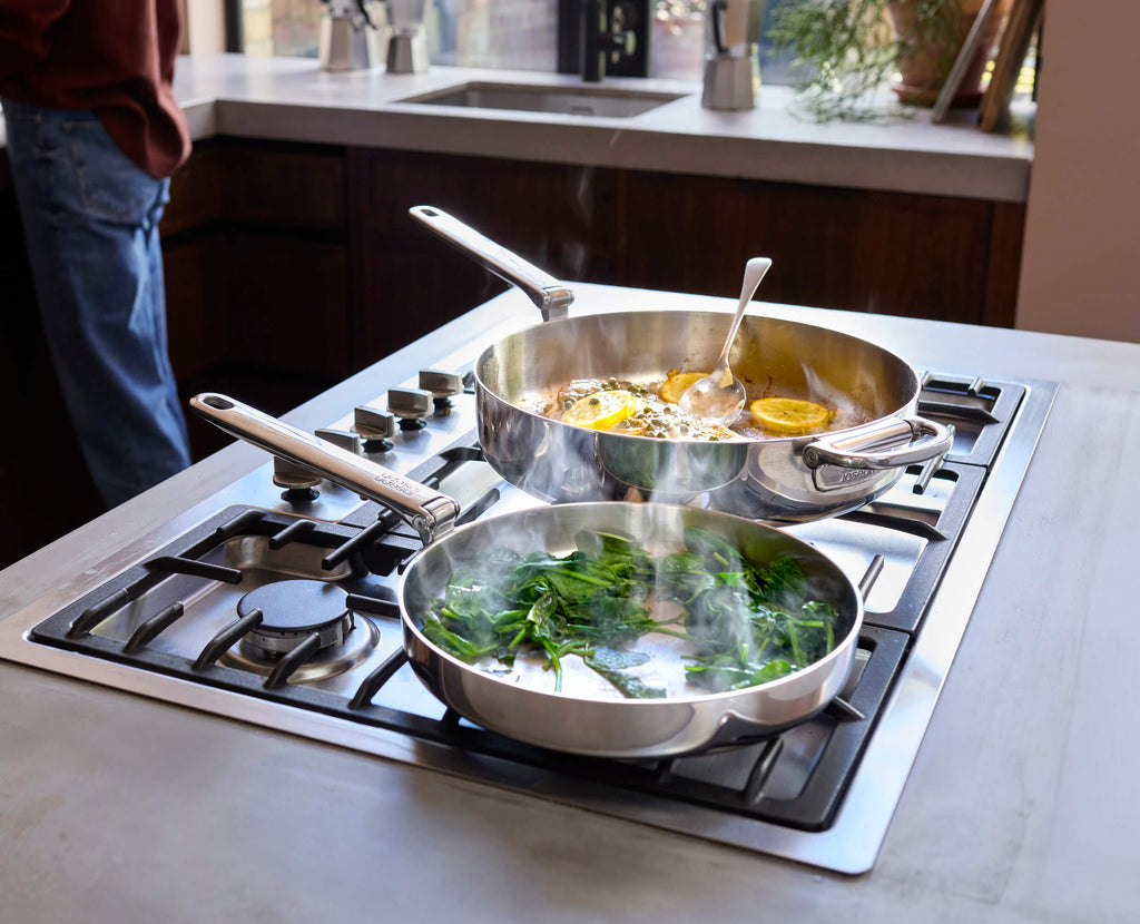 Space Steel Folding Handle 3.5Qt. Sauté Pan & Lid
