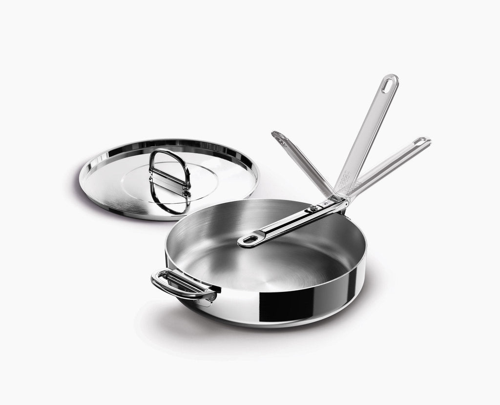 Space Steel Folding Handle 3.5Qt. Sauté Pan & Lid