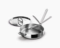 Space Steel Folding Handle 3.5Qt. Sauté Pan & Lid