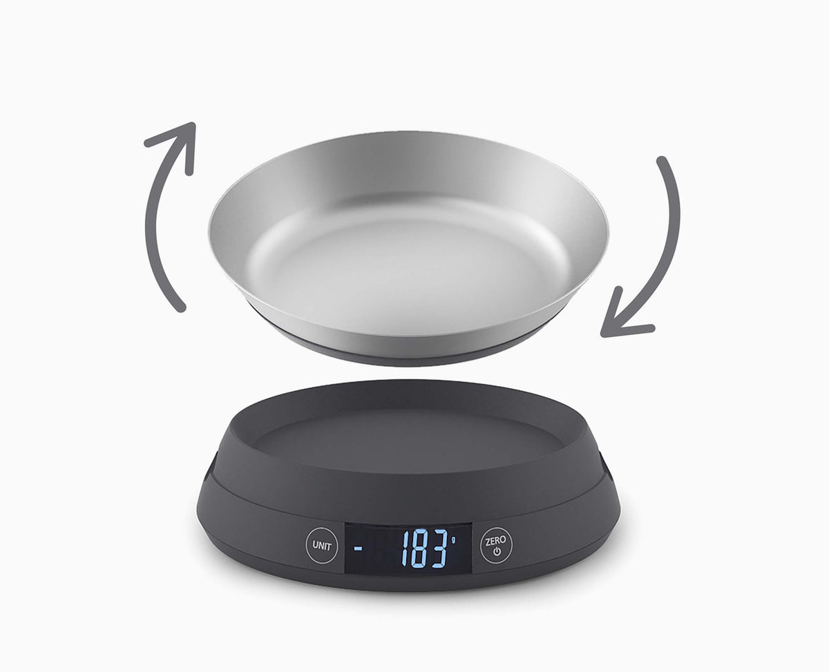 SwitchScale™ Gray Kitchen Scales