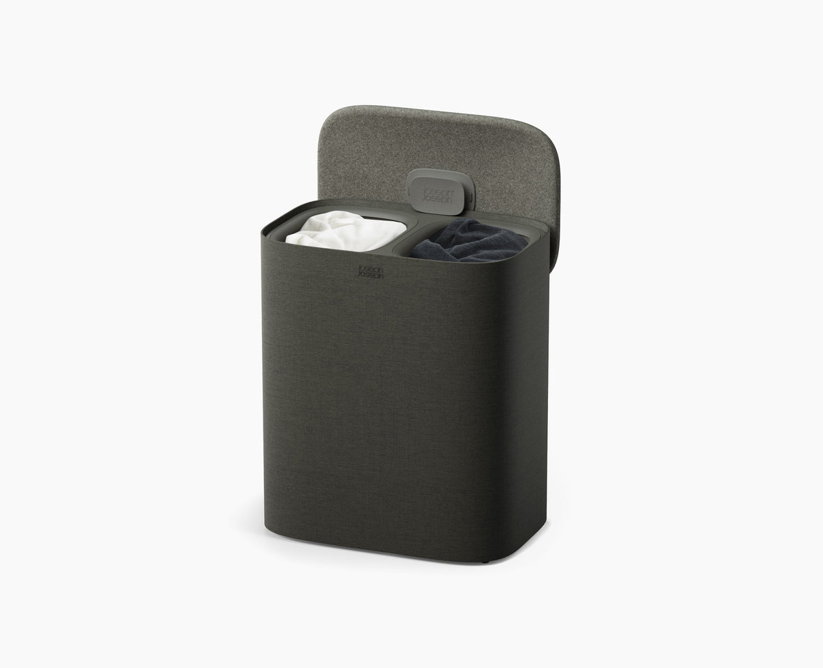 Tota 2 Twin 90L Forest Gray Laundry Separation Basket