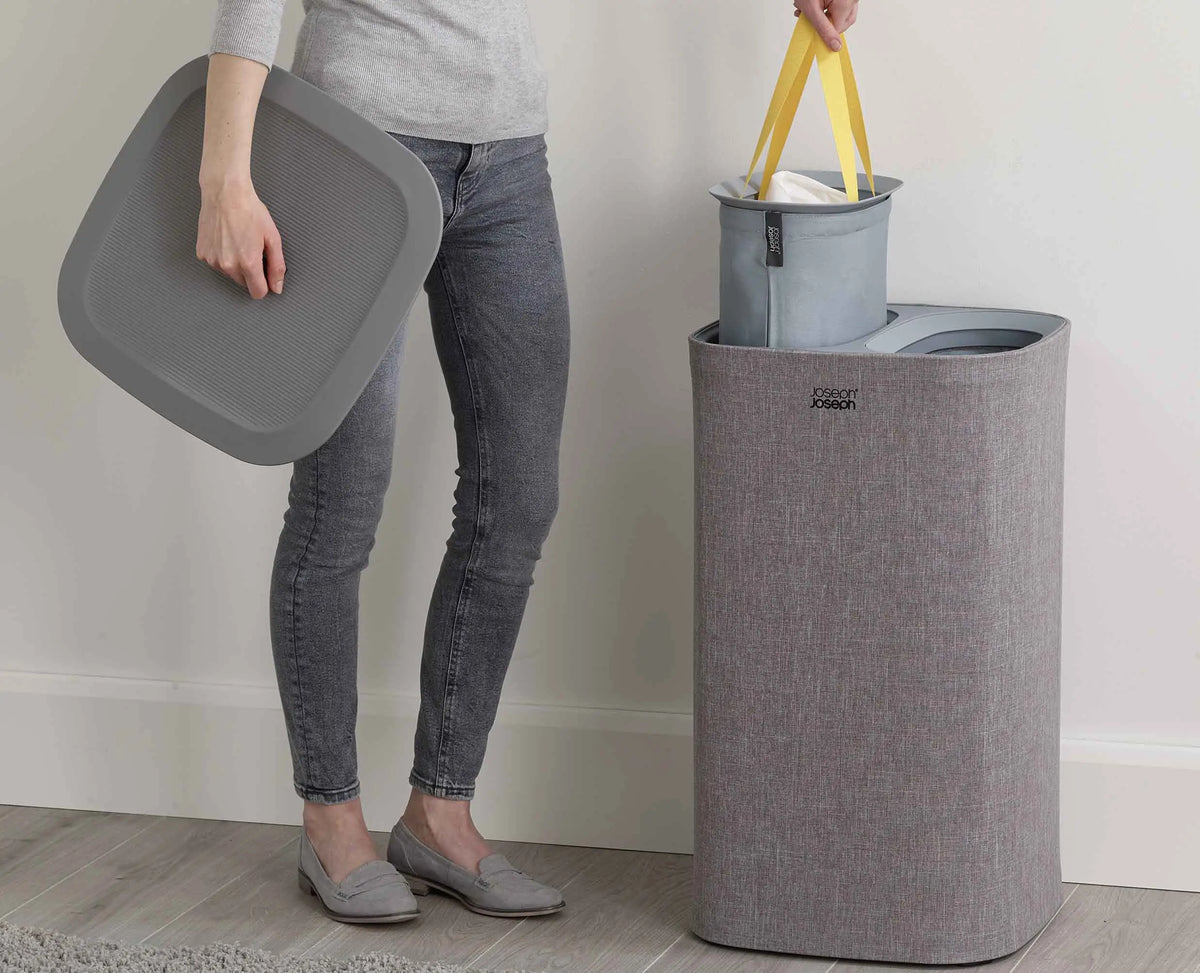 Tota Twin 60L Gray Laundry Separation Basket