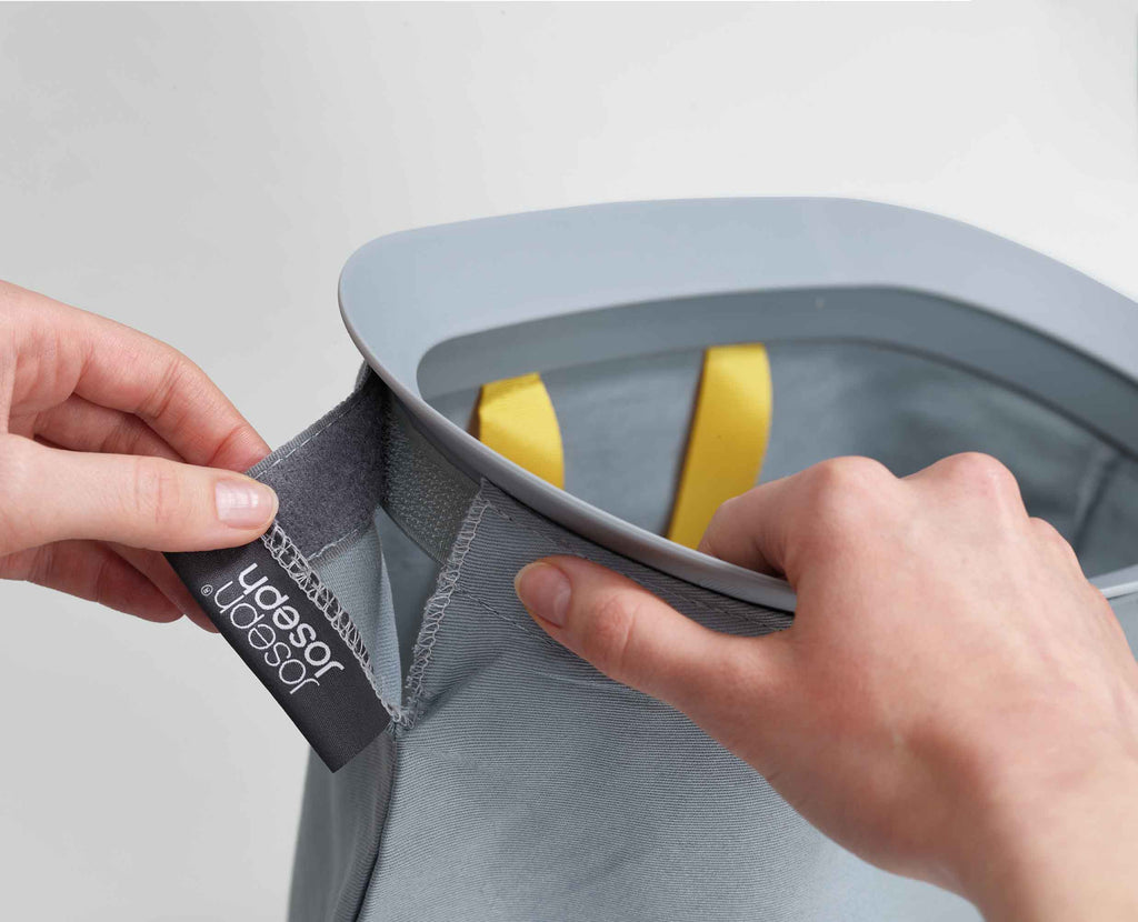 Tota Trio 90L Gray Laundry Separation Basket
