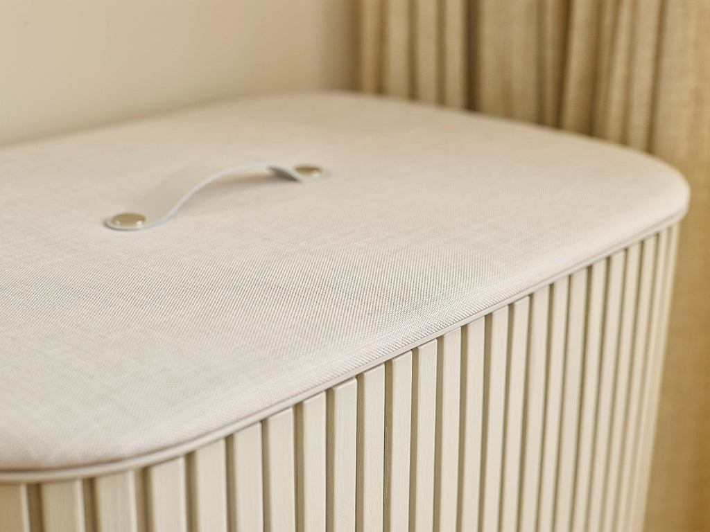 Tota Trio Luxe 90L Ecru Laundry Separation Basket