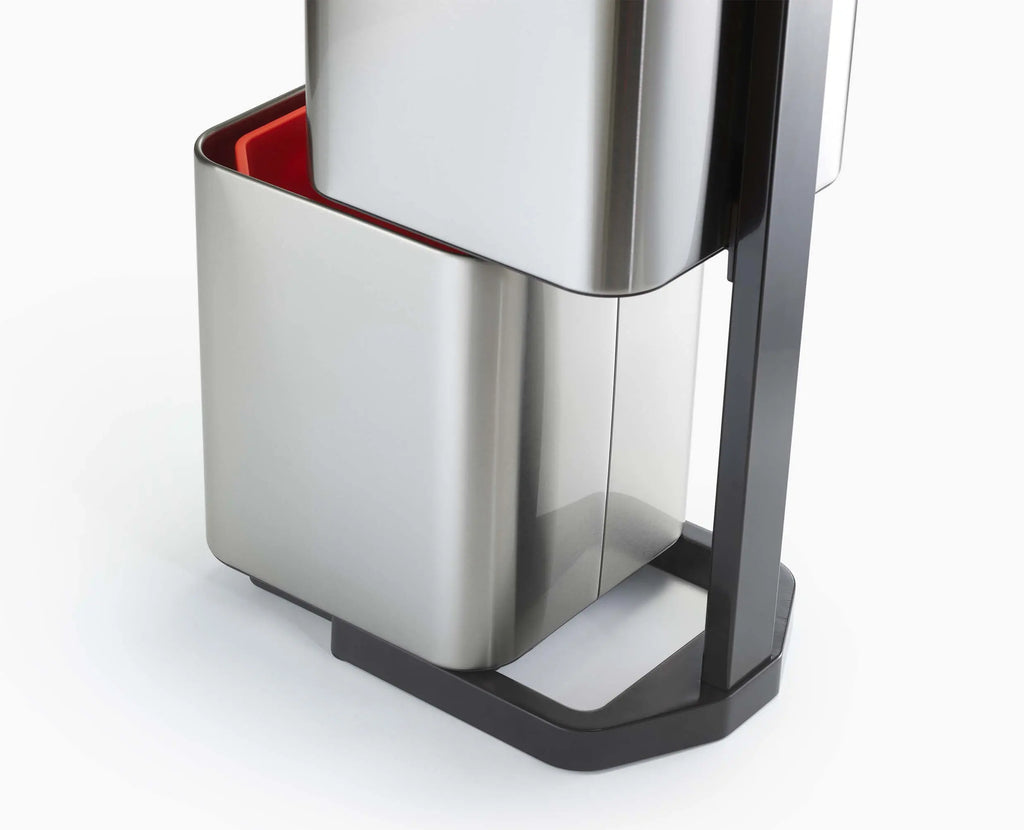 Totem Compact 40L Stainless-steel Waste & Recycling Trash Can