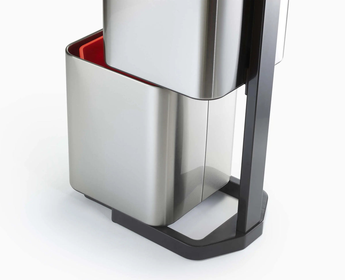 Totem Compact 40L Stainless-steel Waste & Recycling Trash Can