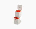 Totem Compact 40L Stone Waste & Recycling Trash Can
