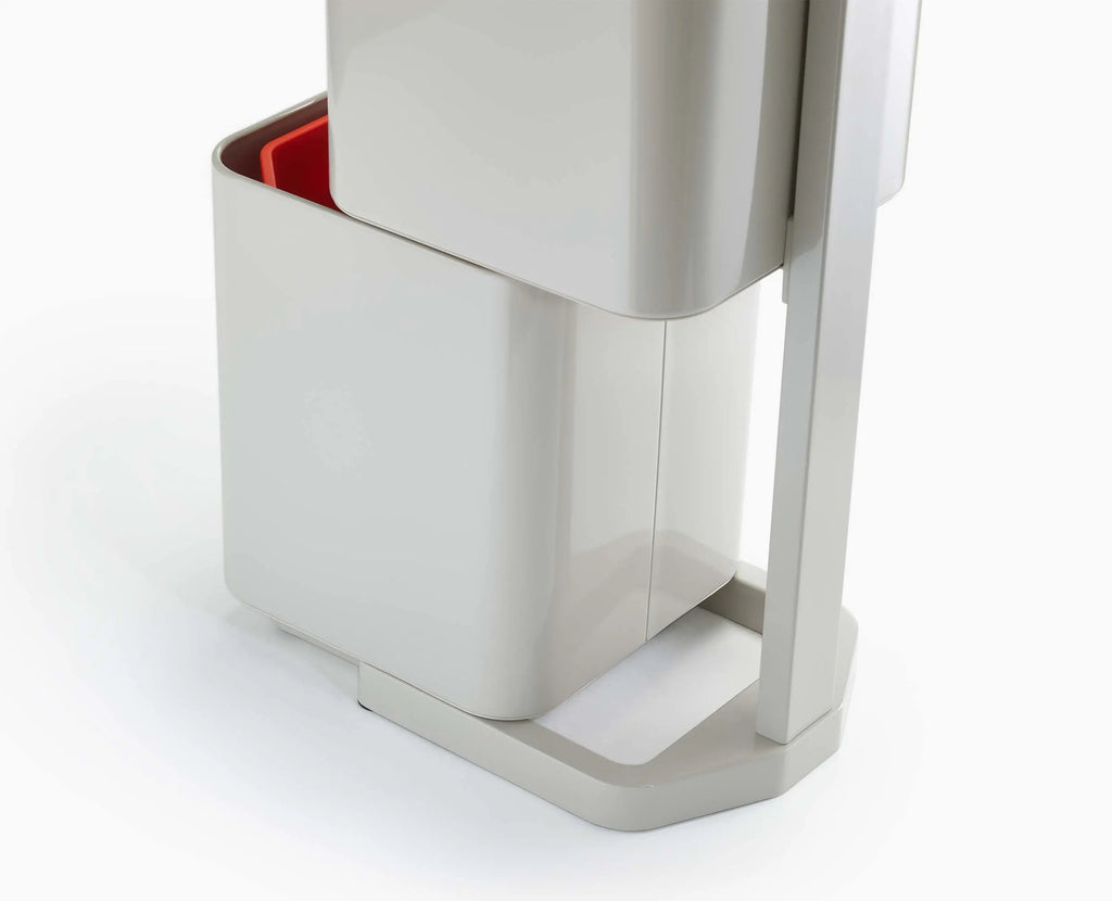 Totem Compact 40L Stone Waste & Recycling Trash Can