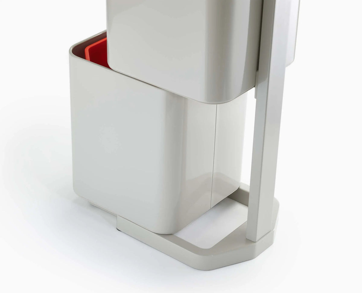 Totem Compact 40L Stone Waste & Recycling Trash Can