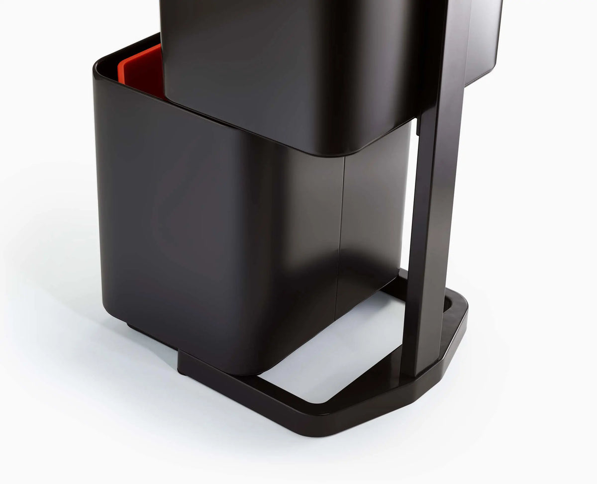Totem Max 60L Black Waste & Recycling Trash Can