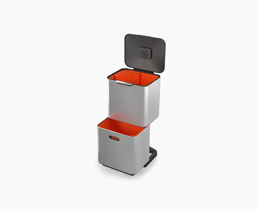 Totem Max 60L Stainless-steel Waste & Recycling Trash Can
