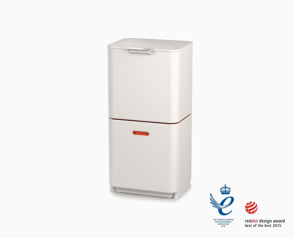 Totem Max 60L Stone Waste & Recycling Trash Can