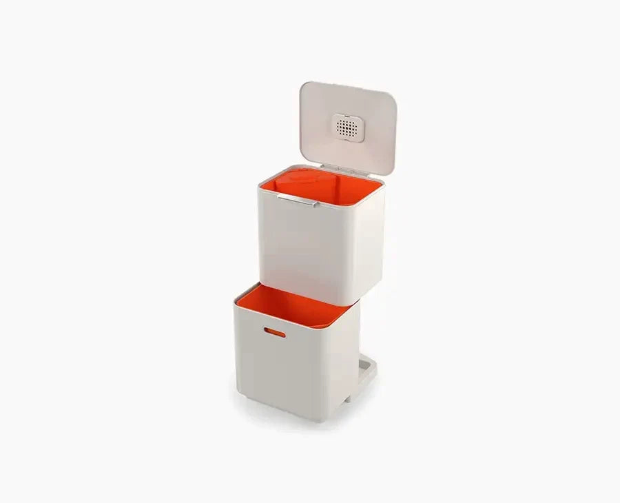 Totem Max 60L Stone Waste & Recycling Trash Can