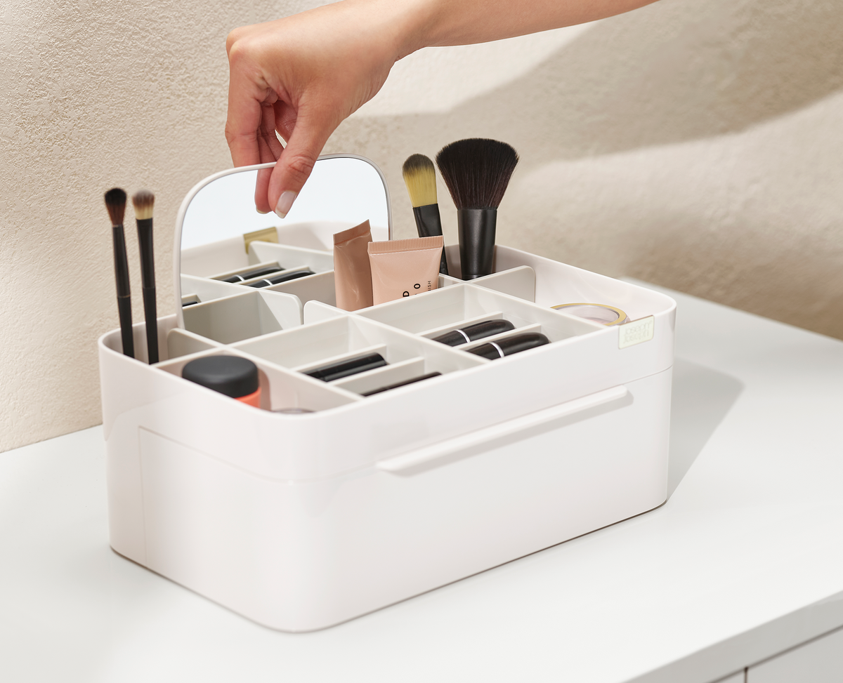 Viva Large Cosmetic Organizer with Removable Mirror