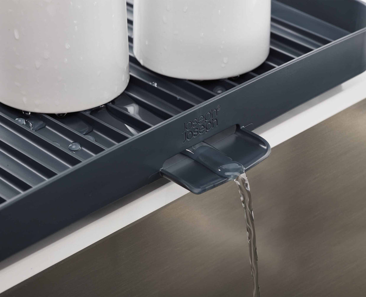 Y-Rack™ Gray 2-tier Dish Rack